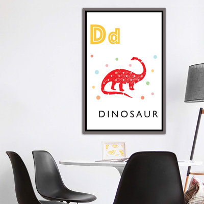 Alphabet Flash Cartes D - impression d'art graphique