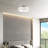 Bazilijus Linen Blend Semi Flush Mount-354253635