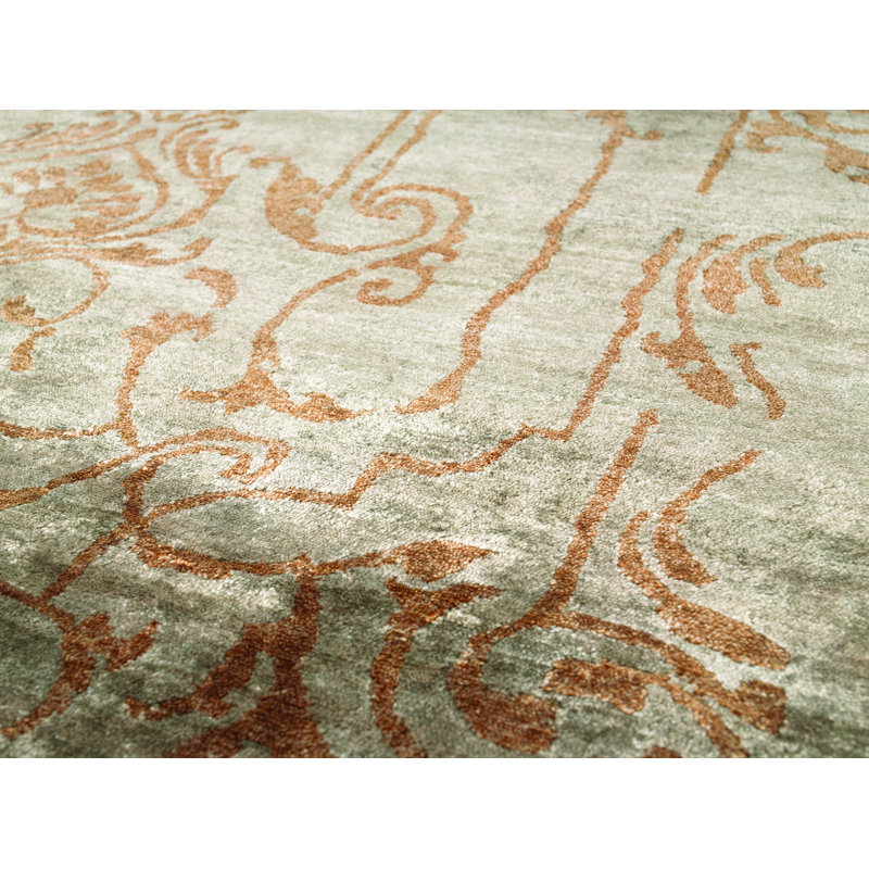Silky Design Silk Hand Woven Area Rug, 170 x 240cm