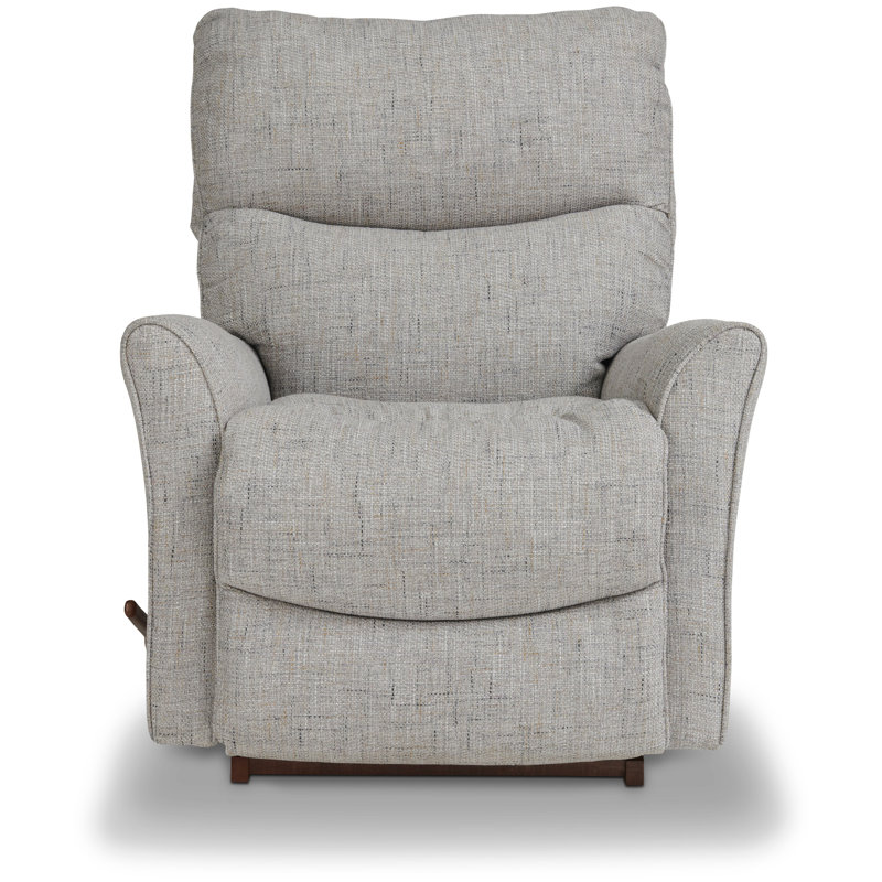 Rowan Manual Rocking Recliner, Ash Polyester Blend