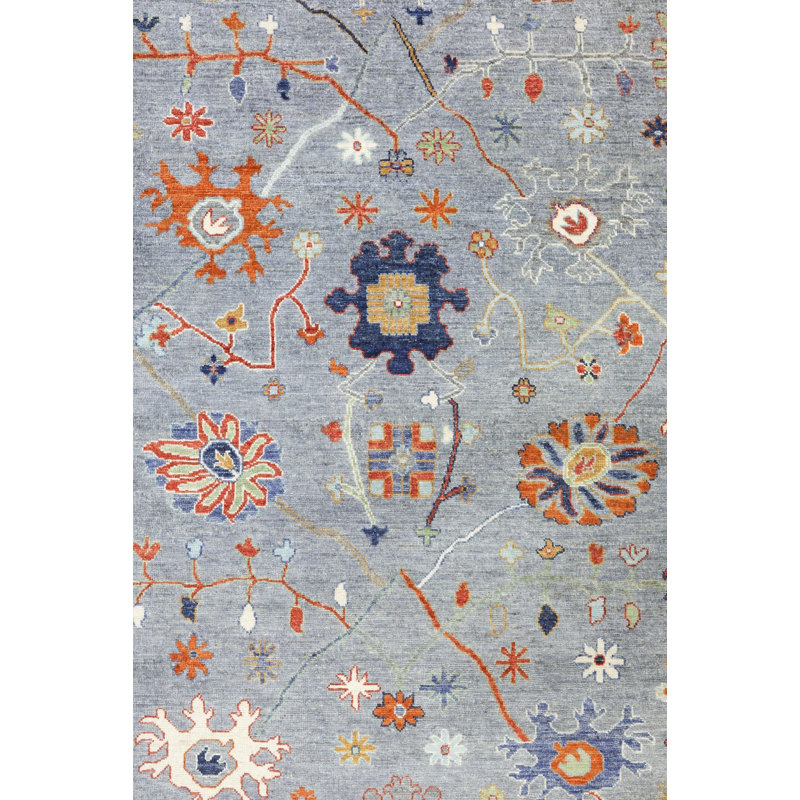 Oushak Rugs One-of-a-Kind Rectangle 9'3" x 11'11" Area Rug