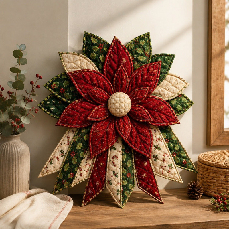 Trousse de couture de porte de Noël surdimensionnée pour Noël, Tissu non tissé