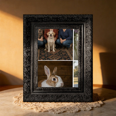 8" x 10" Black 1PC Wall Mounted Picture Frame for Graduation Photo Display