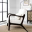 Fauteuil moderne, fauteuil d'appoint avec structure en bois massif-1349949084