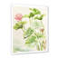 Rétro lotus roses dans l'étang IV - reproduction sur toile-59710634-59710646