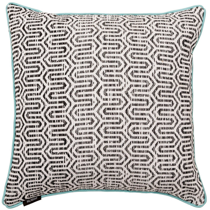 Cypress Geometric Square Cushion Cover, 60 x 60cm