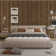 4Pcs 94.5'' x 7.9'' Acoustic Wood Wall Paneling,3D Decorative Soundproof Slat Panels (20.73 sq.ft./Case)