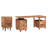 Finneytown Solid Wood Solid Wood Writing Desk-1240295511