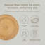 Natural Fiber Over&Back Woven Frayed Chambray Placemats