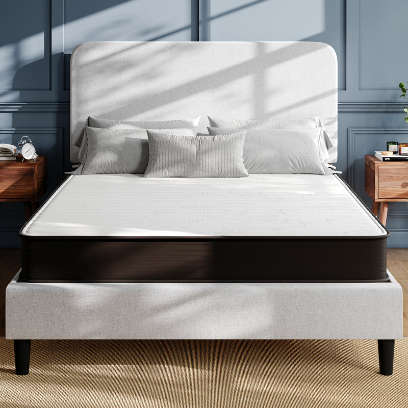 Matelas hybride à ressorts, matelas dans une boîte - matelas de qualité supérieure , 8", Grand