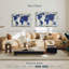 Carte du monde bleu Aliaz sur bois-107857897