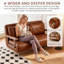 King 150cm Faux Leather Loveseat