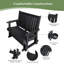 Fauteuil oscillant d'extérieur en bois Ruvimbo-2010383505