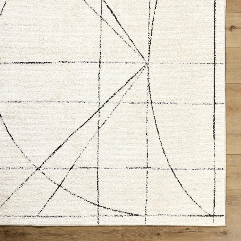 Galey Alix x Livabliss Architect V Indoor Machine Woven Area Rug, Rectangle 7'10" x 10'
