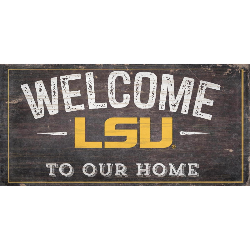 Décoration murale ncaa welcome, Lsu Tigers