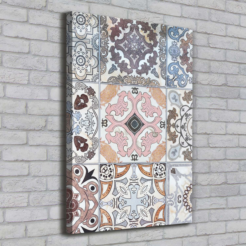 Ceramic Tiles - Wrapped Canvas Print