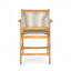 Tabourets de comptoir en bois d'acacia avec corde tissée 25 po Brian