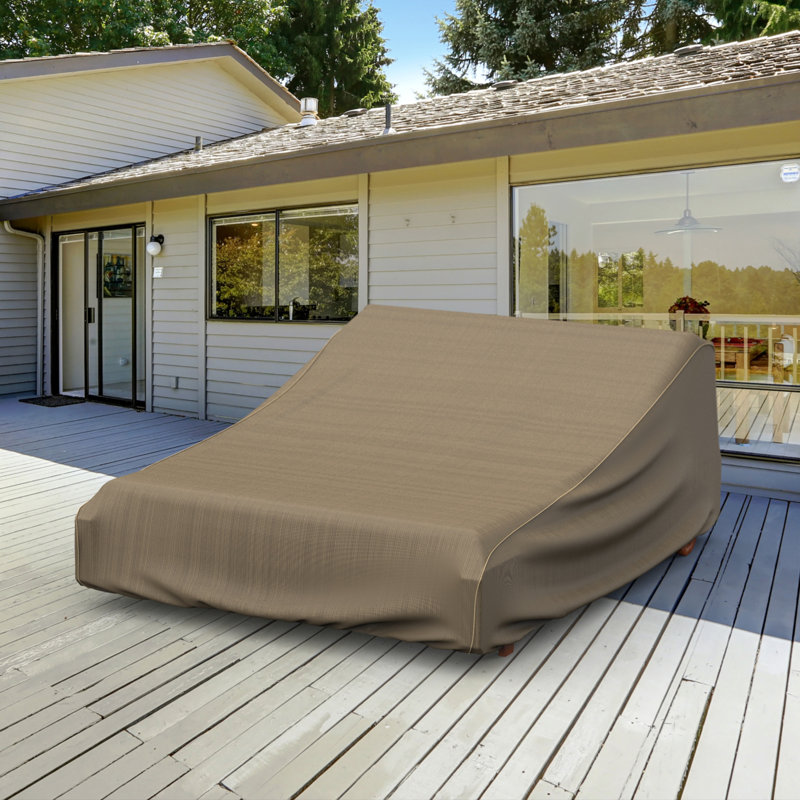 Hillside Heavy Duty Patio Chaise Lounge Cover, 32" H x 64" W x 80" D