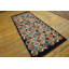 Antique American Usa Allover Geometric Wool Hand Knotted Pile Multicolor Jewel Tones 1925 Rug