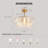 20.5'' Gold Fandelier Crystal Caged Ceiling Fans with Light Kit & Remote Control