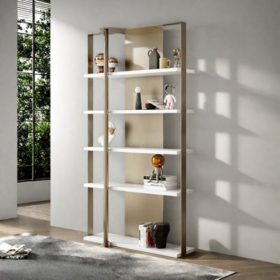 Light luxury style bookcase