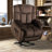 36.6" Wide Classic and Overstuffed Soft Heavy Duty Power Lift Assist Recliner-1099403821