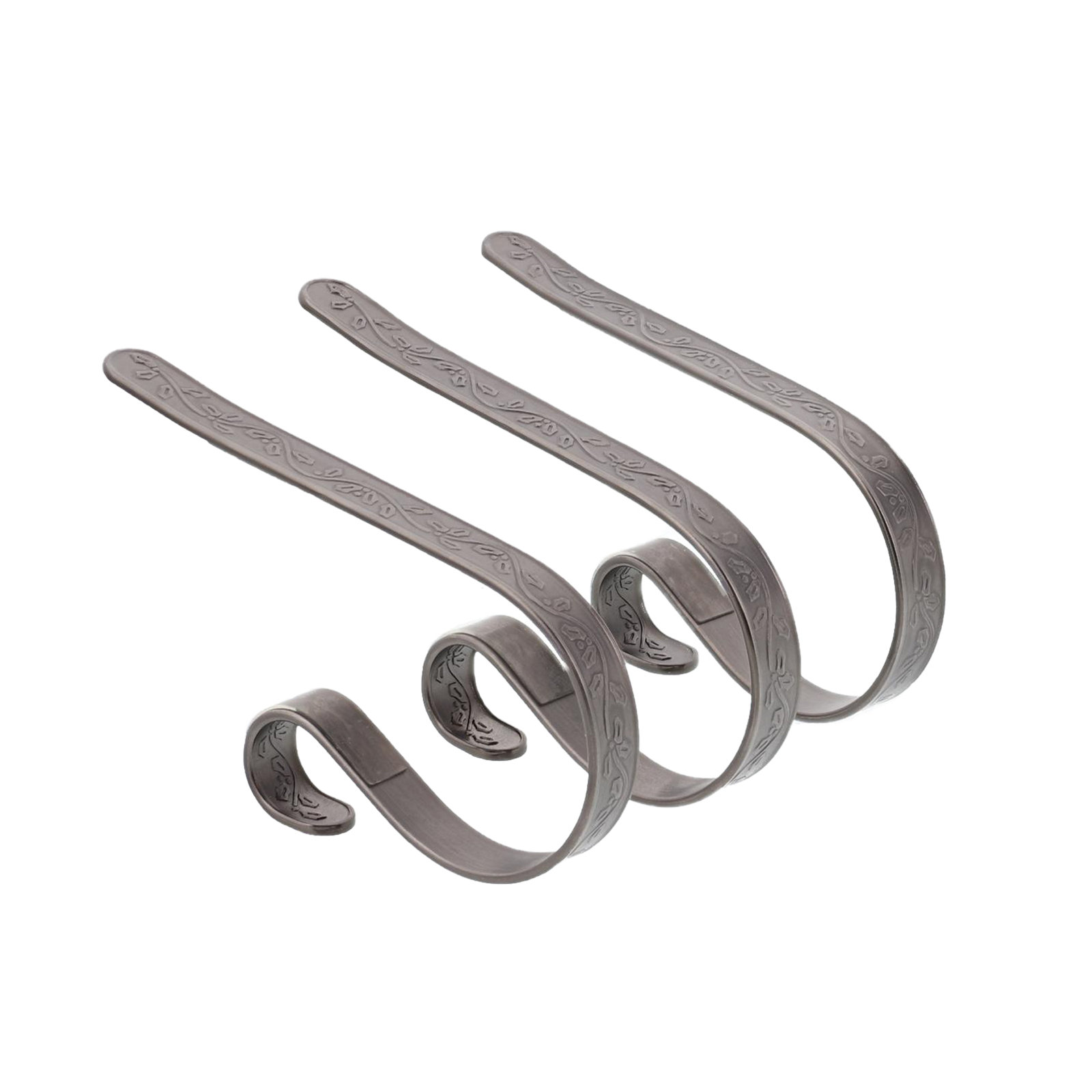 Stocking Holder, Antique Pewter