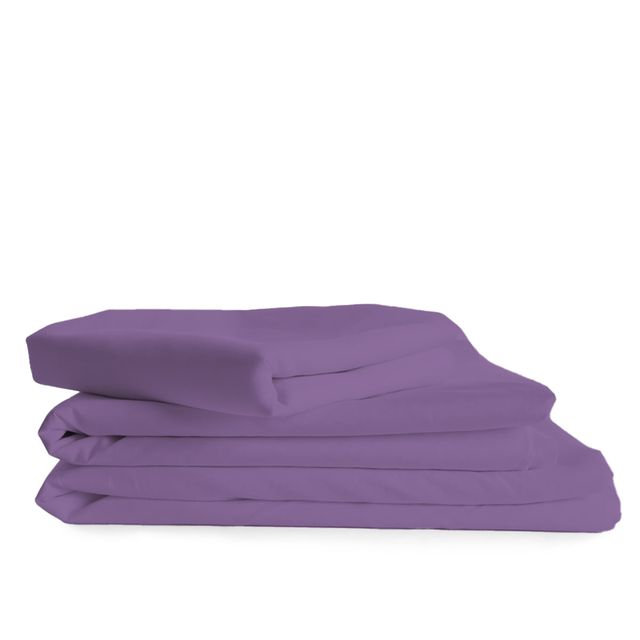 Ensemble de draps rafraîchissant et respirant Hotel Luxurious, Ensemble de draps pour taille de lit très grand c, Mauve