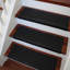Tapis d'escalier Moderna noir - 9,75 po x 29,75 po