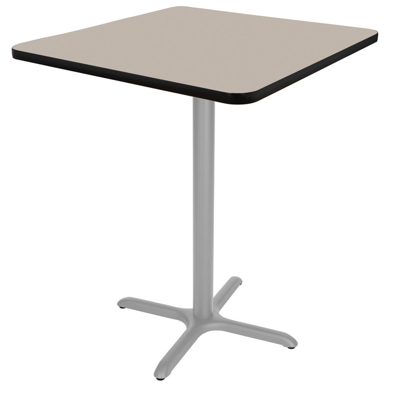 Table basse Bennet, Gris, H 42 po x L 36 po x l 36 po, Gris