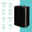 Abode ADH1601B, 16L Dehumidifier in Black
