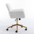 Office Chair,Artificial Rabbit Hair Home Office Chair Adjustable Desk Chair Swivel Office Chair,Vanity Chair