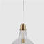 Luminaire suspendu transparent en forme de cloche en verre de 13 pouces de diamètre.-1279490374-1279490372