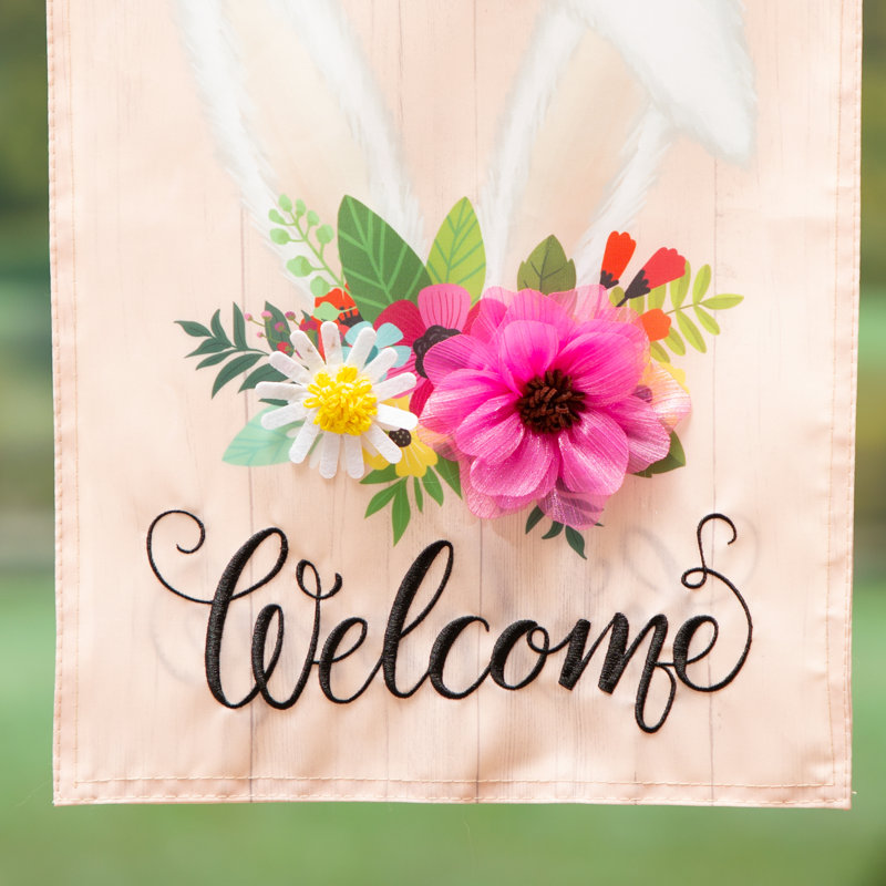 Drapeau de jardin Welcome