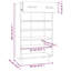 10 Pair Shoe Storage Cabinet-686516712