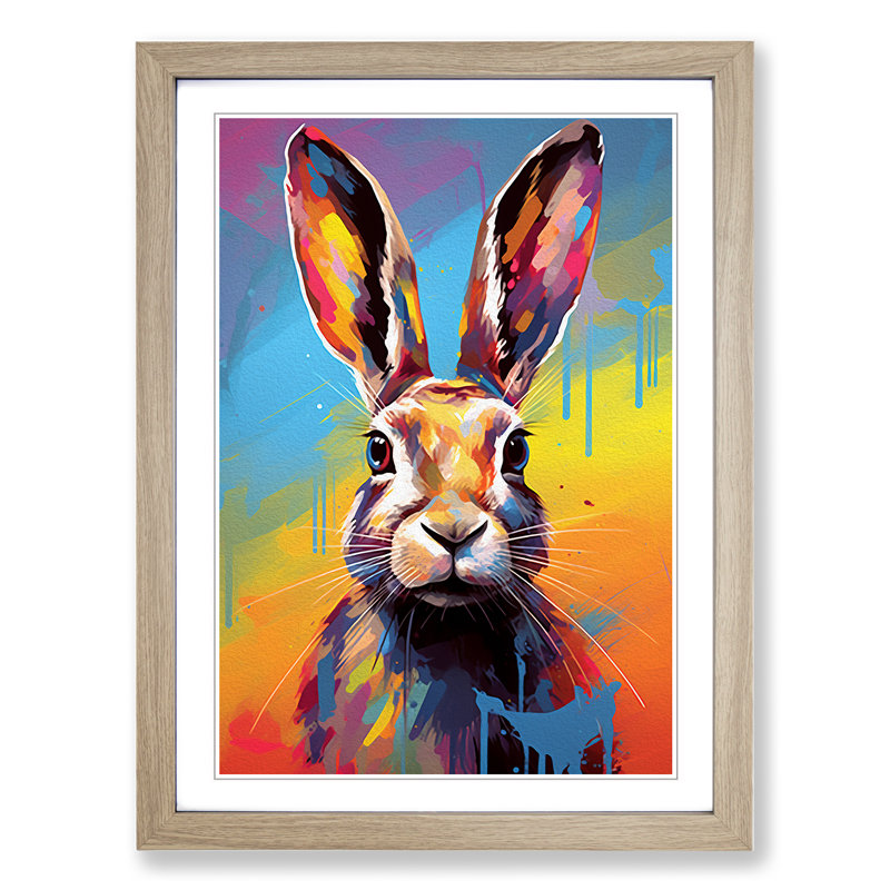 Hare Pop - Framed Print