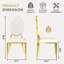 Chaise d'appoint en acier inoxydable Carterville-1033144137-1033144138