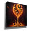 «Wine Glass Flame Abstract» par Rey Klimt, art mural sur toile-926413883