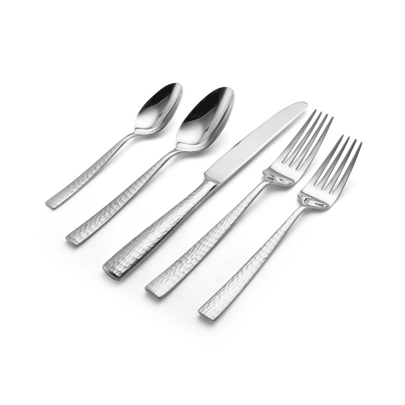 Oliver 20-Piece 18/10 Stainless Steel Flatware Set, Service for 4