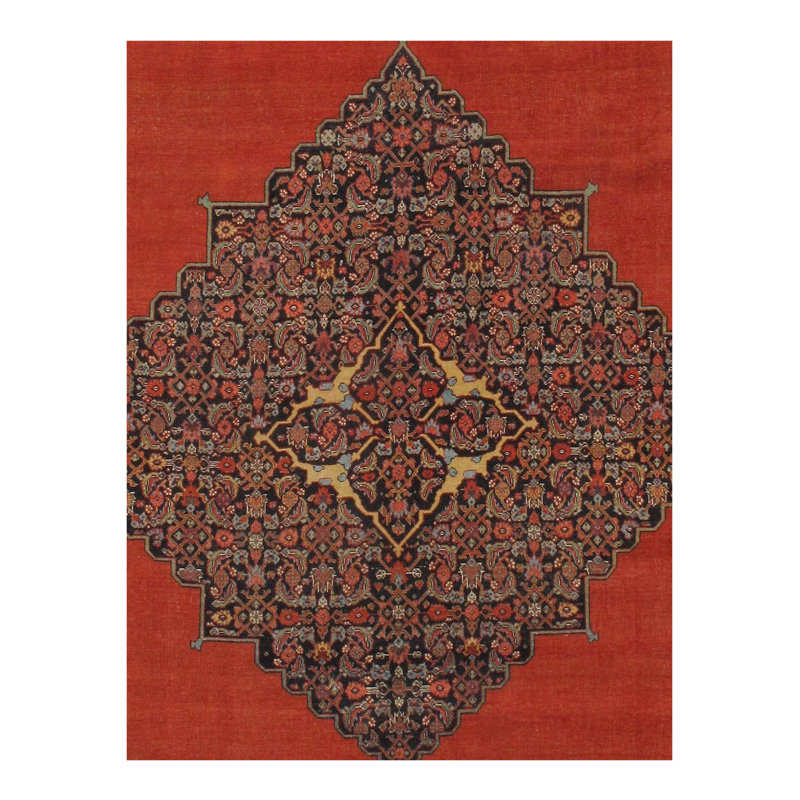Hadia One-of-a-Kind 9'6" X 14' Area Rug in Rust