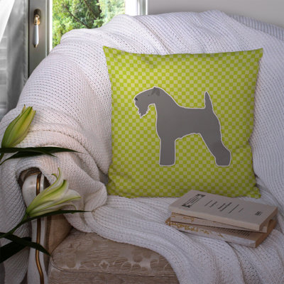 Kerry Terrier Indoor/Outdoor Throw Pillow
