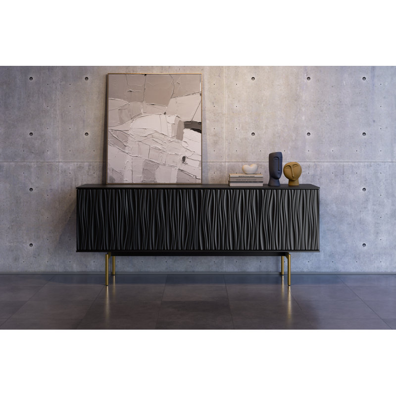 Tanami 79.25'' W Buffet, Black