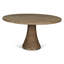 Provence 54" Round Dining Table in Natural Brown