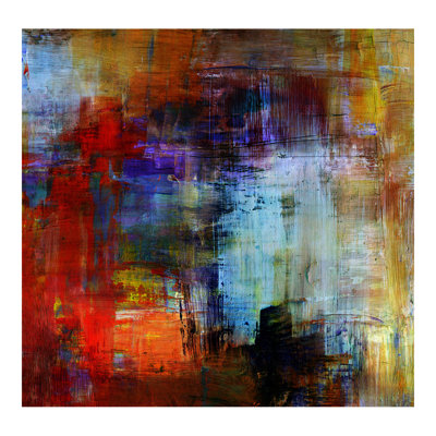 Vivid Urban Energy Canvas Wall Art - 32" x 32"