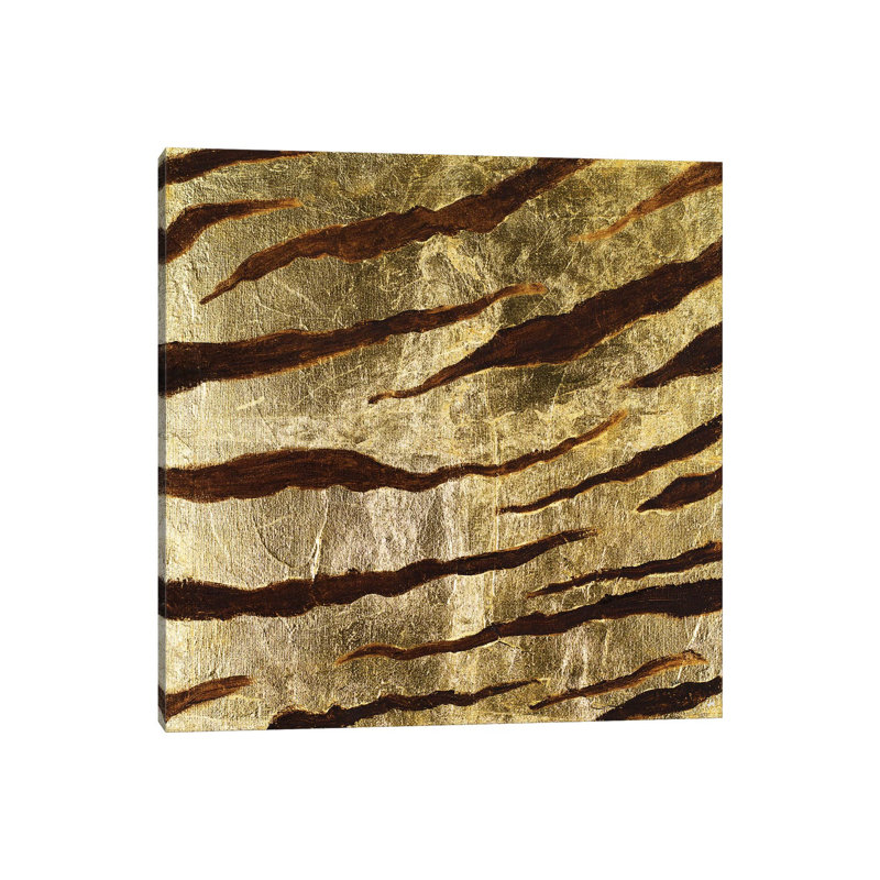 «Zebra Skin» par Patricia Pinto - impression sur toile tendue, H 12 po x l 12 po x P 0,75 po
