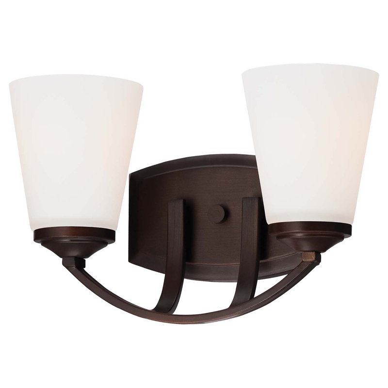 Éclairage pour salle de bain 2 lumières Rakhiya