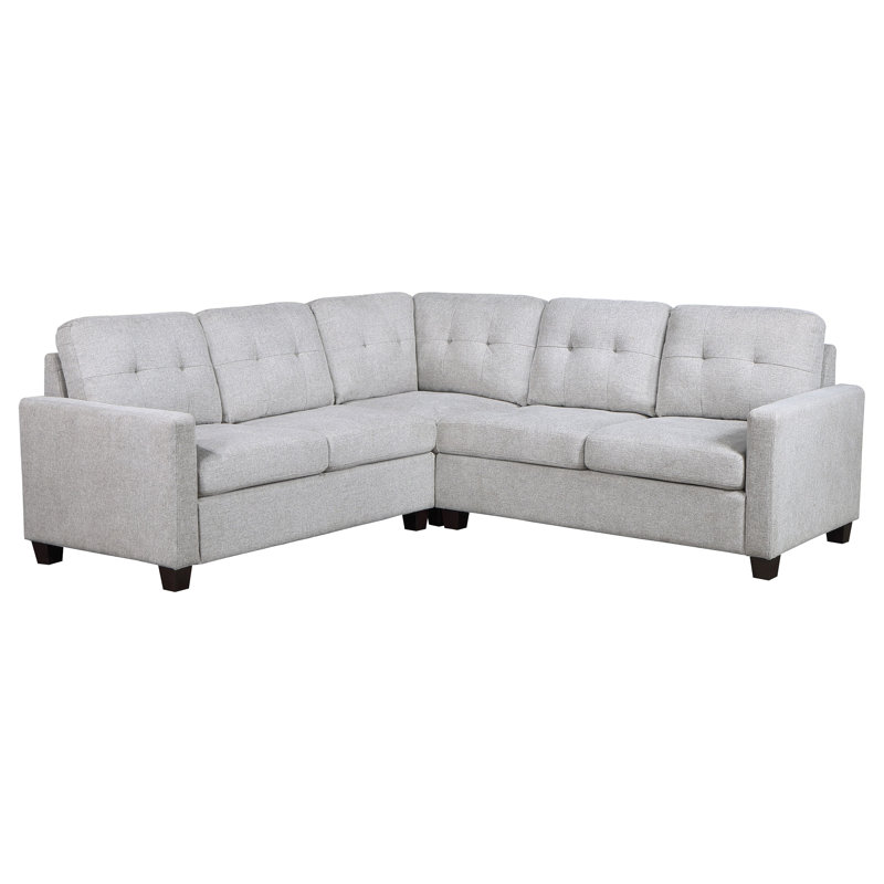 Canapé modulaire rembourré 3 pièces Tereza, Beige