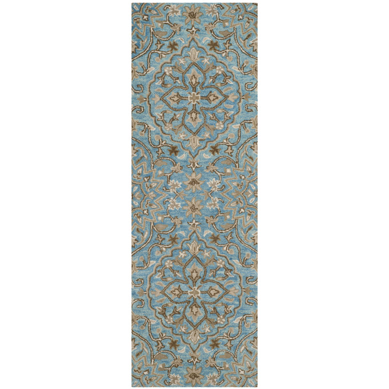 Harger Hand Tufted Wool Oriental Rug, Runner 2'3" x 7'