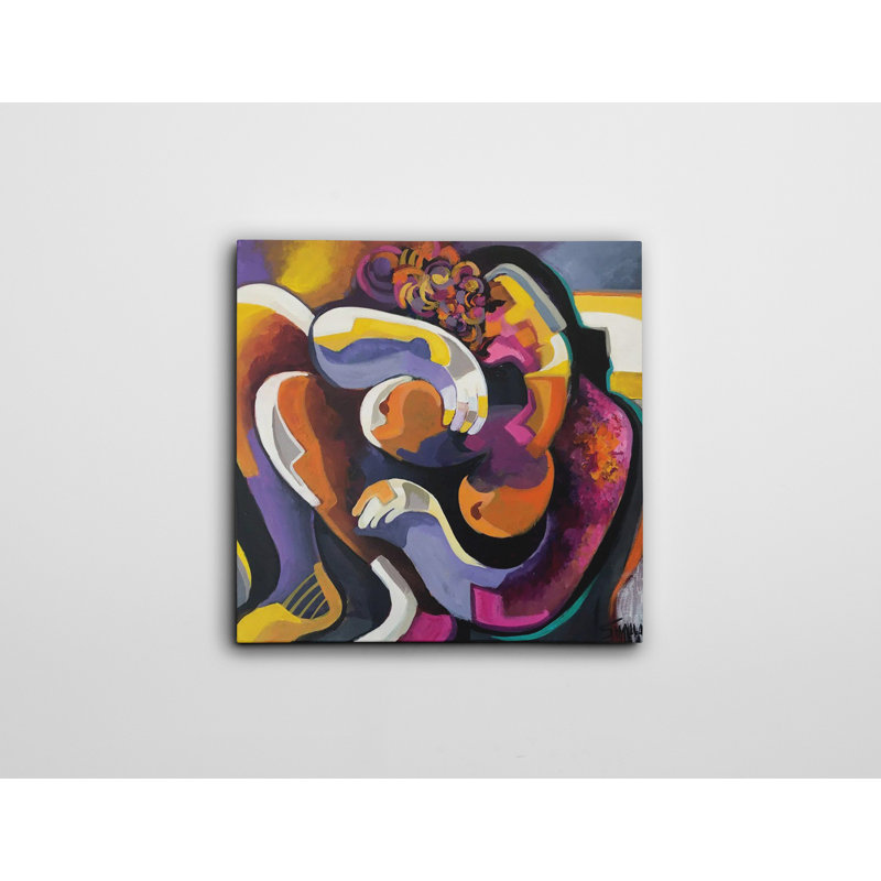 Stunning Decorative Canvas Painting, 17.7 x 17.7 inches | 50% Cotton / 50% Polyester, Digital Printing on High-Quality Canvas | Elegant Wooden Frame, 0.8 x 1.2 inches | Perfect for Home Decor & Art Enthusiasts