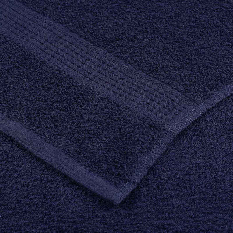 Sawiki 100% Cotton Bath Towels, Navy blue, Hand Towel - 4 Pack